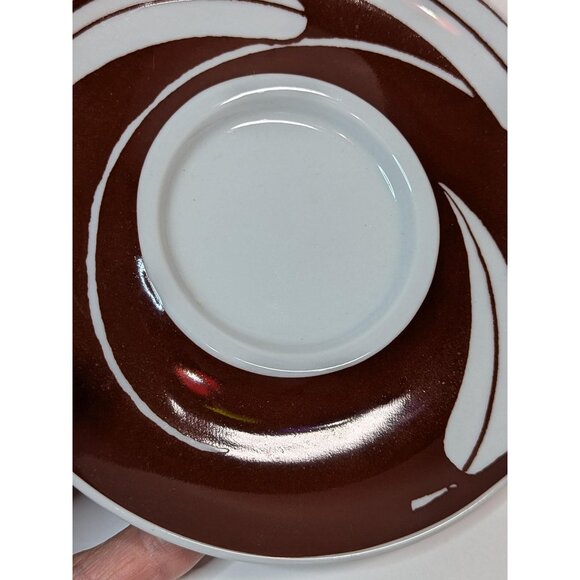1970s Mikasa Cathy Hardwick Wheat Brown Cup, Saucer and Dinner Plate, RARE Find - Picture 5 of 9